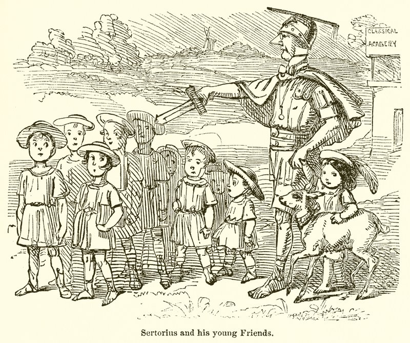 Sertorius og hans unge venner av John Leech
