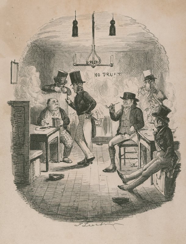 Røyker Robin av John Leech