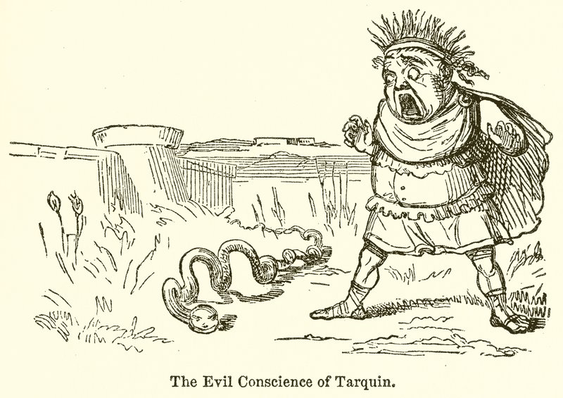 Den onde samvittigheten til Tarquin av John Leech