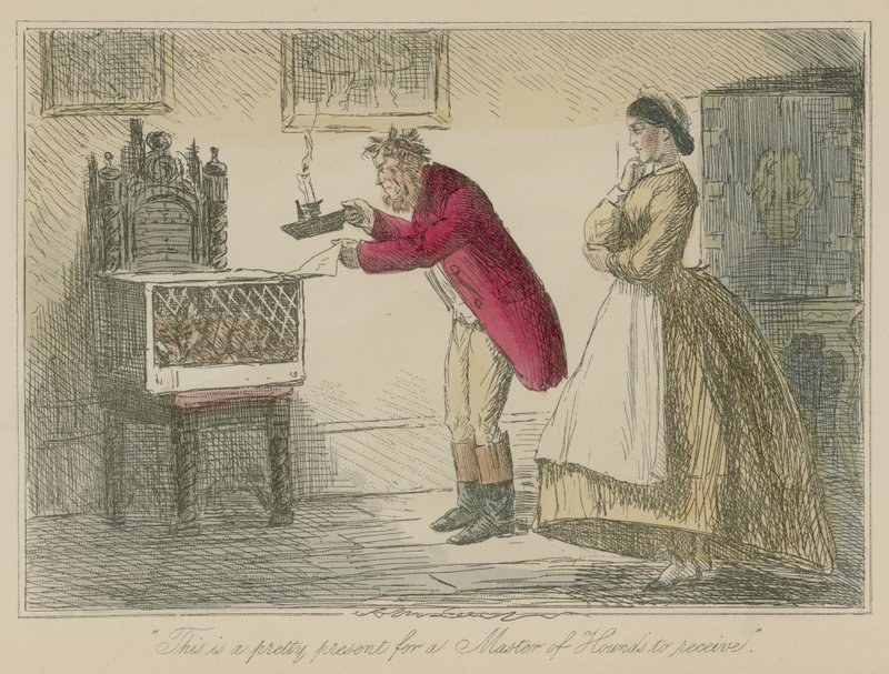Dette er en fin gave for en Master of Hounds å motta av John Leech