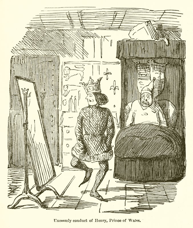 Upassende oppførsel av Henry, Prince of Wales av John Leech