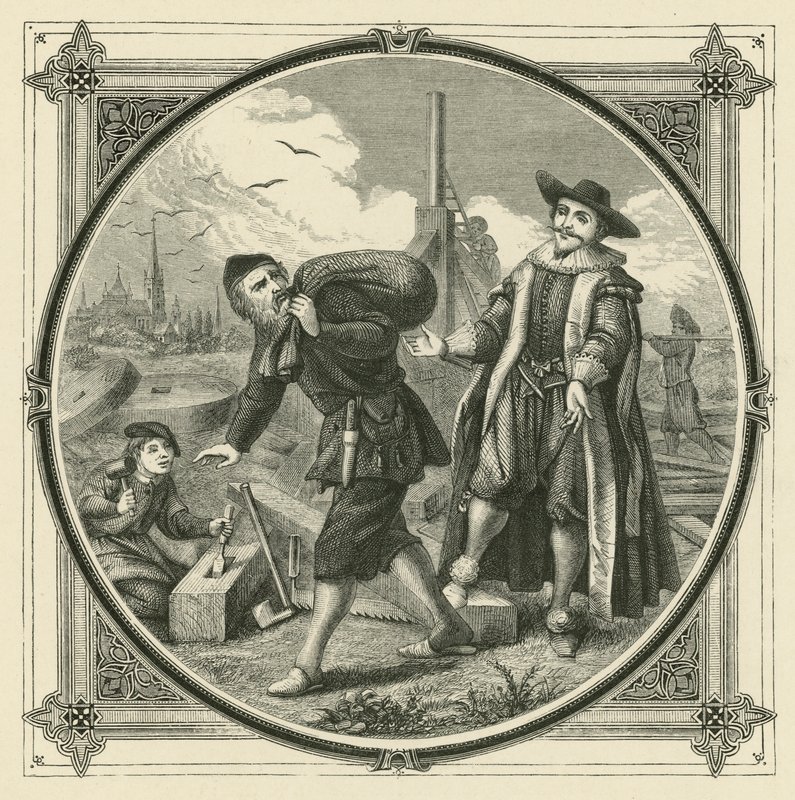 En hel mølle for å male en hakk mais (gravering) av John Leighton