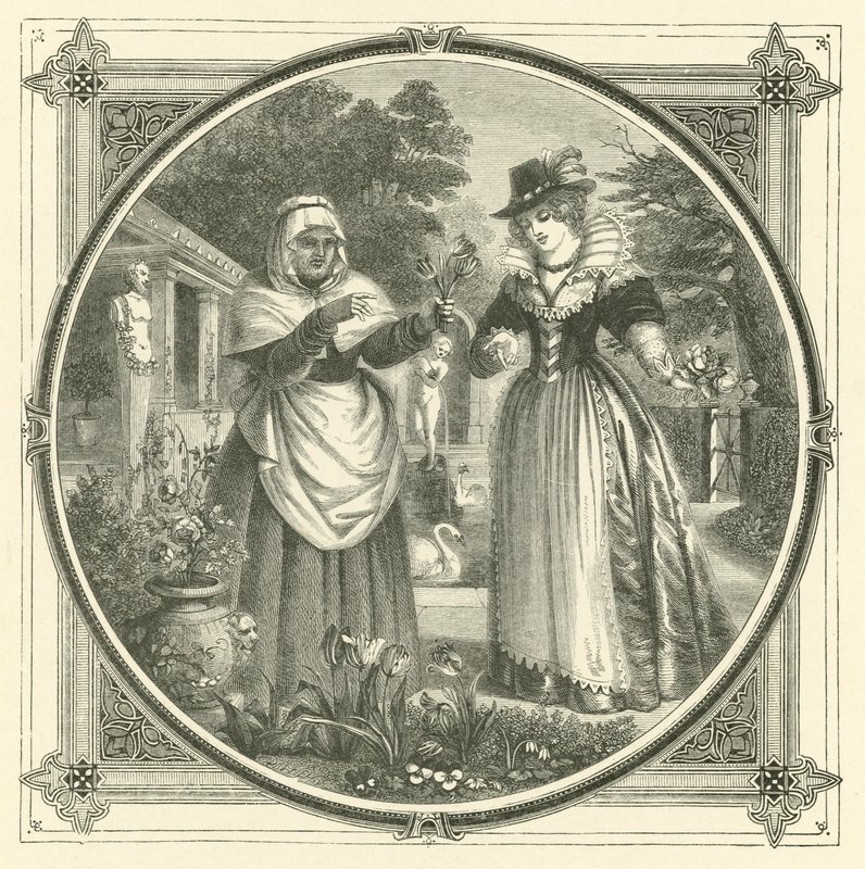Hver blomst mister endelig parfymen sin (gravering) av John Leighton