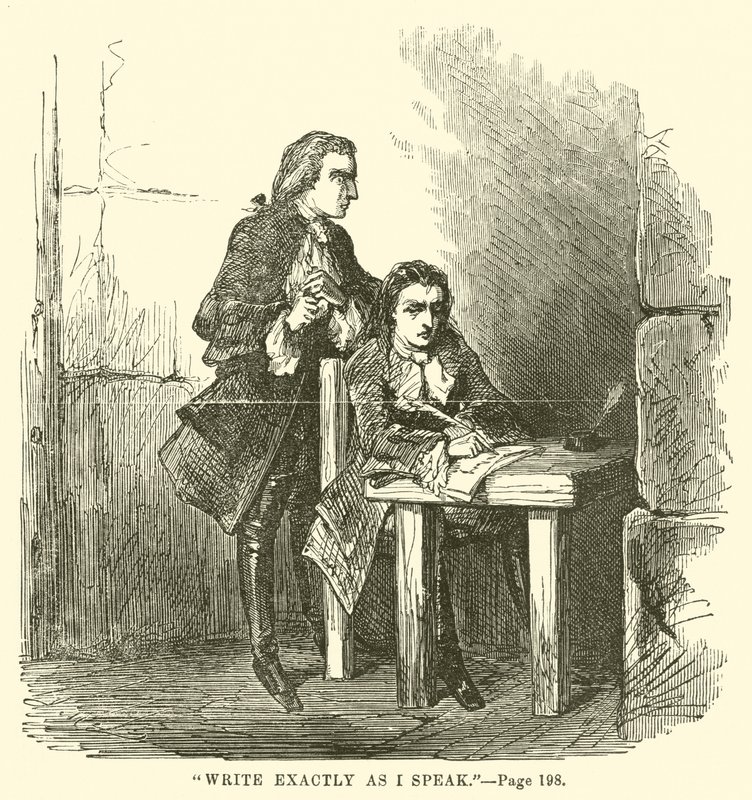 Illustrasjon for A Tale of Two Cities av Charles Dickens av John McLenan