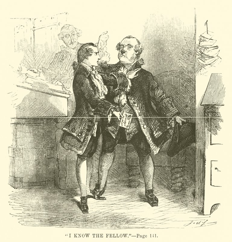 Illustrasjon for A Tale of Two Cities av Charles Dickens av John McLenan