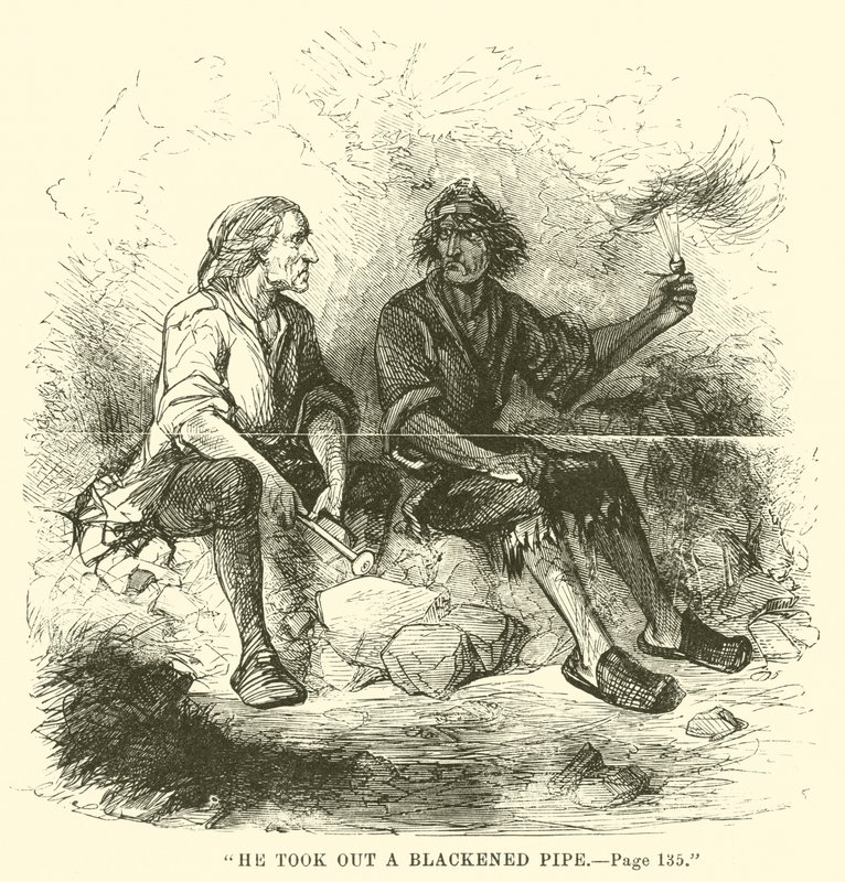 Illustrasjon for A Tale of Two Cities av Charles Dickens av John McLenan