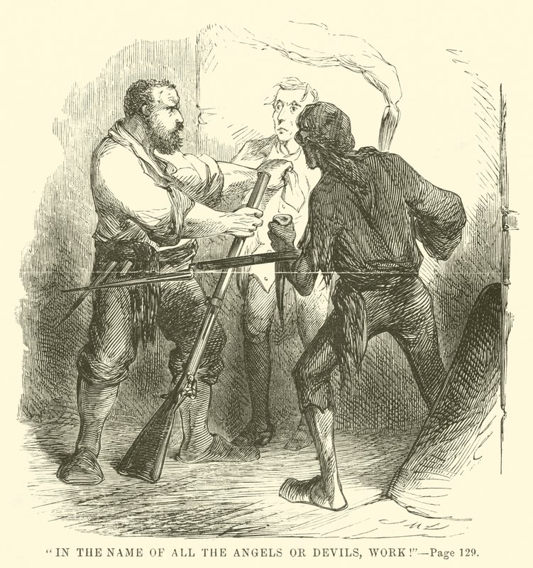 Illustrasjon for A Tale of Two Cities av Charles Dickens av John McLenan