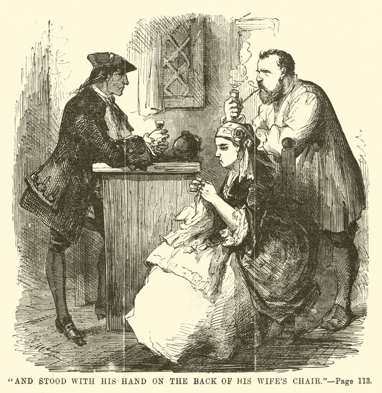 Illustrasjon for A Tale of Two Cities av Charles Dickens av John McLenan