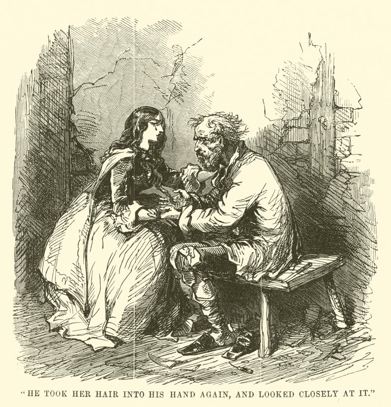 Illustrasjon for A Tale of Two Cities av Charles Dickens av John McLenan