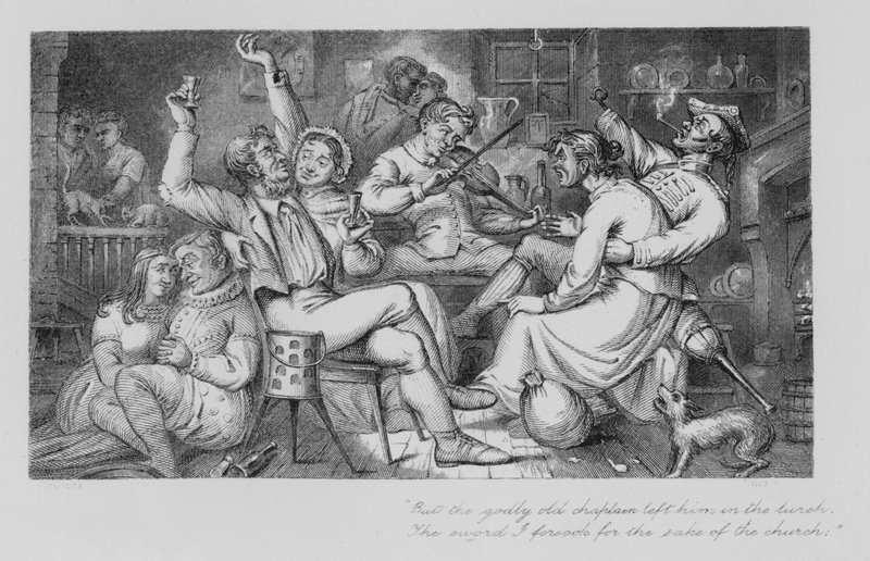 Robert Burns: Jolly Beggars (gravering) av John Moyr (attr.to) Smith