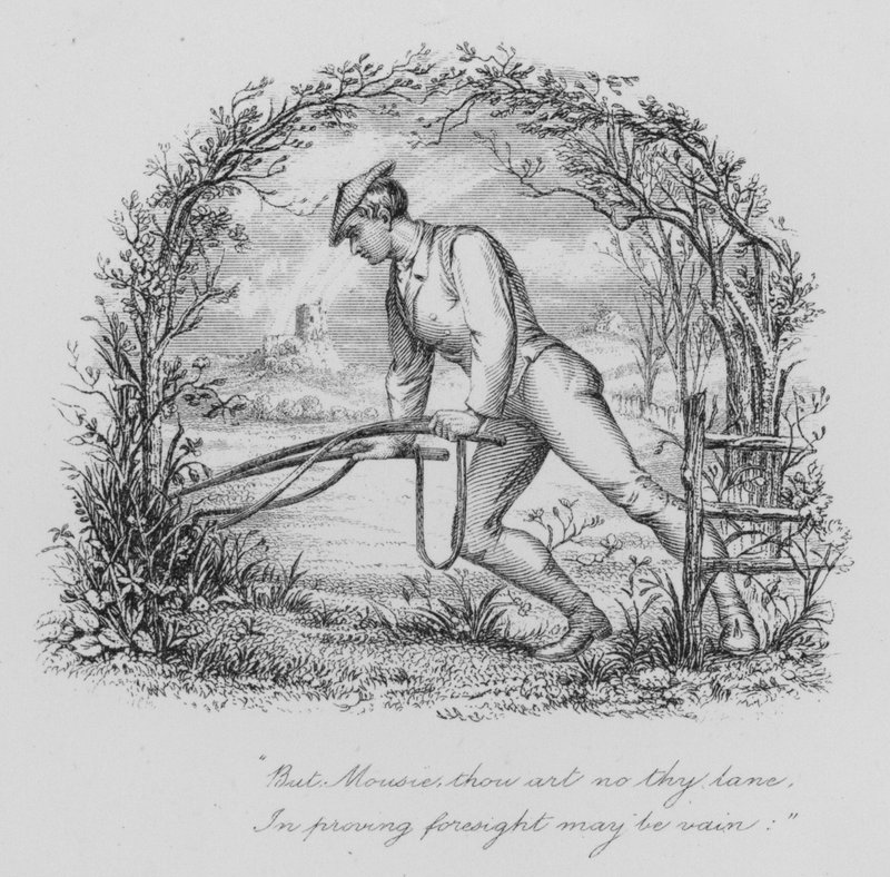 Robert Burns: To a Mouse (gravering) av John Moyr (attr.to) Smith
