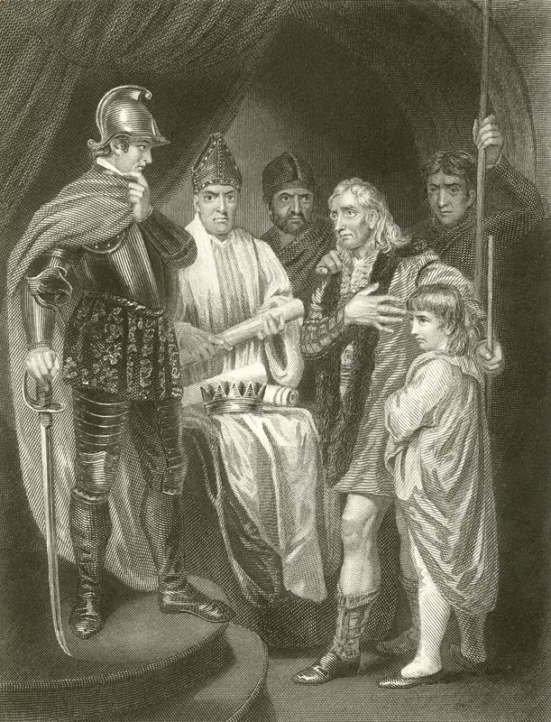 Balliol overga sin krone til Edward I av John Opie