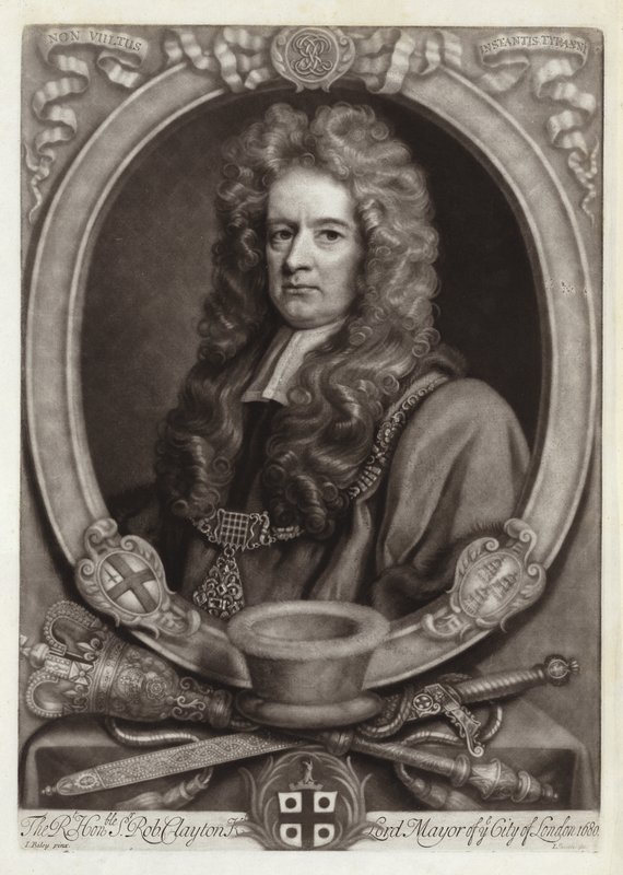 Portrett av Sir Robert Clayton av John Riley