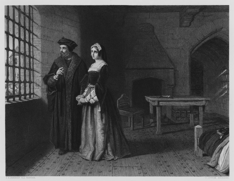 Sir Thomas More, fra bildet i Vernon Gallery (gravering) av John Rogers (after) Herbert