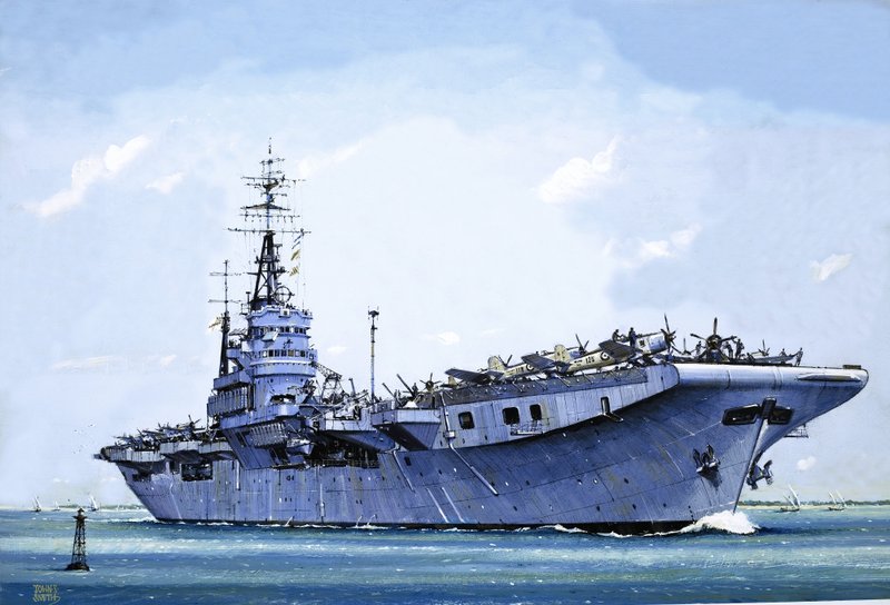 HMS Emperor , omgjort fra et handelsskip til et hangarskip under andre verdenskrig av John S. Smith