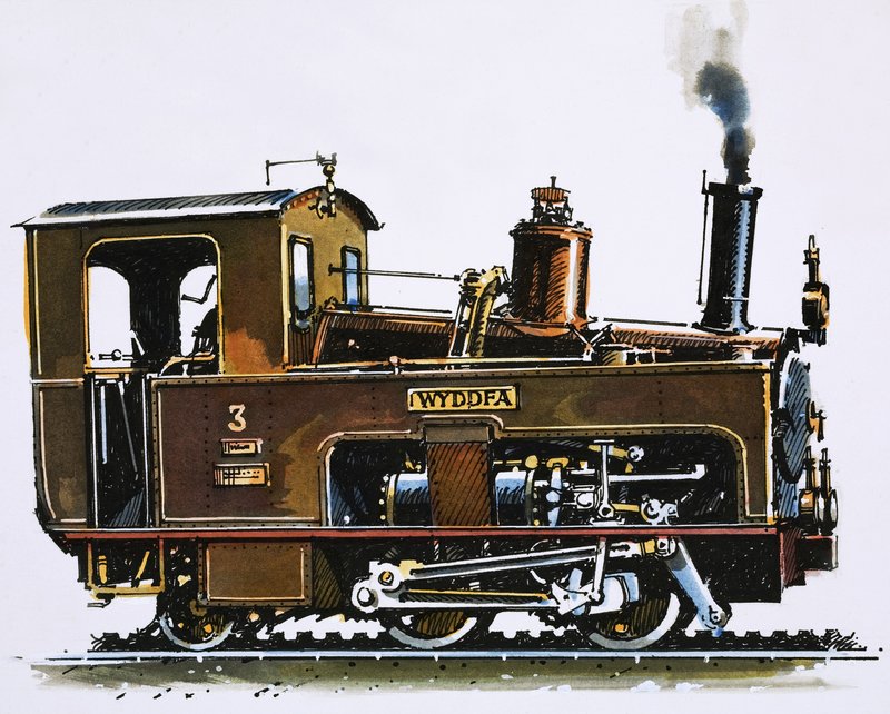 En verden av fart og kraft: Lokomotivet til Snowdon Mountain Railway av John S. Smith