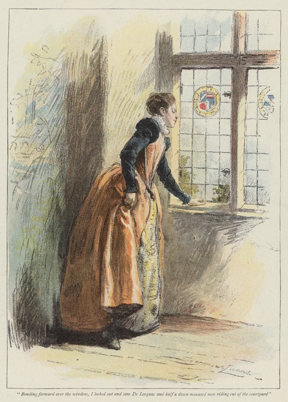 The Heart of Denise (chromolitho) av John Seymour Lucas