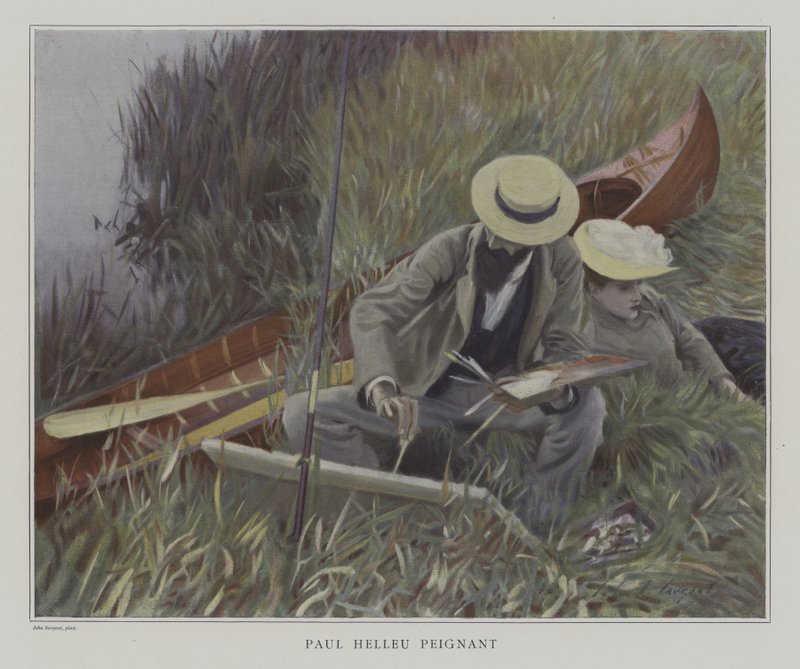 Paul Helleu-maleri (Paul Helleu-maleri) av John Singer after Sargent