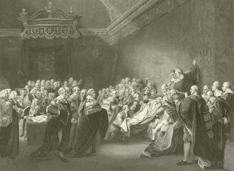 Jarlen av Chathams død av John Singleton Copley