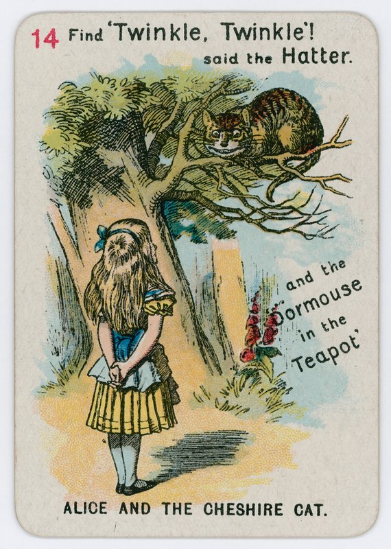 Alice og Cheshire Cat av John Tenniel
