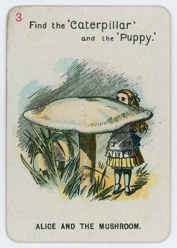Alice og soppen av John Tenniel