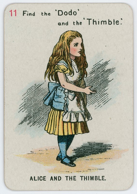 Alice og fingerbølet av John Tenniel