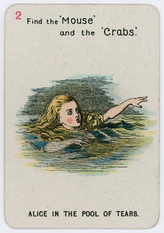 Alice i tårebassenget av John Tenniel