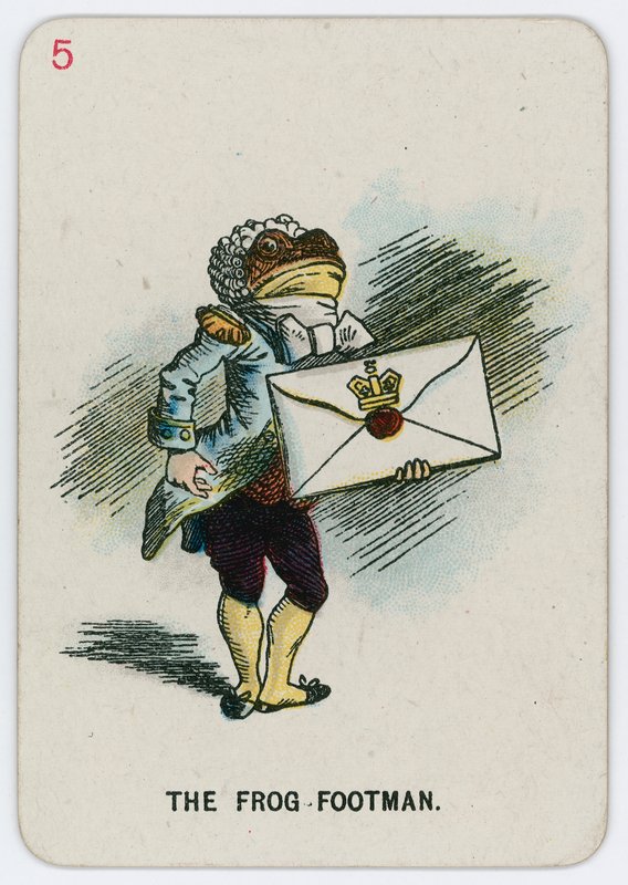 The Frog-Footman av John Tenniel