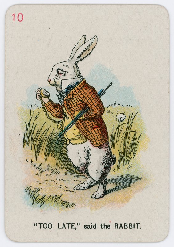 For sent, sa kaninen av John Tenniel