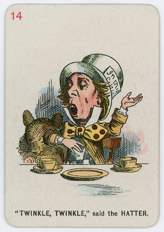 Twinkle, Twinkle, sa Hattemakeren av John Tenniel