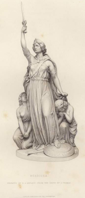 Portrett av dronning Boadicea av John Thomas