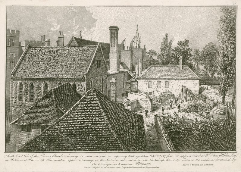 Sørøst utsikt over Princes Chamber av John Thomas Smith