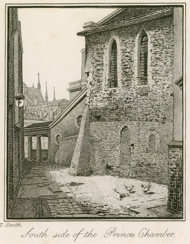 Sørsiden av Princes Chamber, Westminster av John Thomas Smith