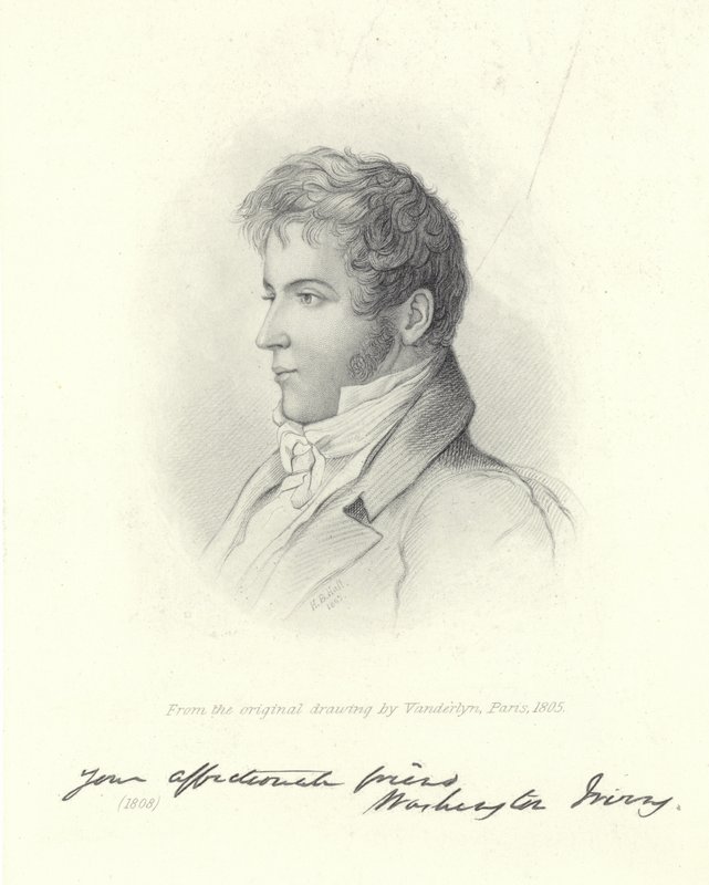 Portrett av Washington Irving av John Vanderlyn