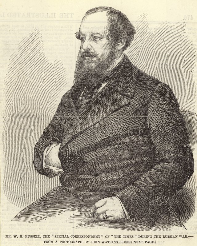 Portrett av Sir William Howard Russell av John Watkins