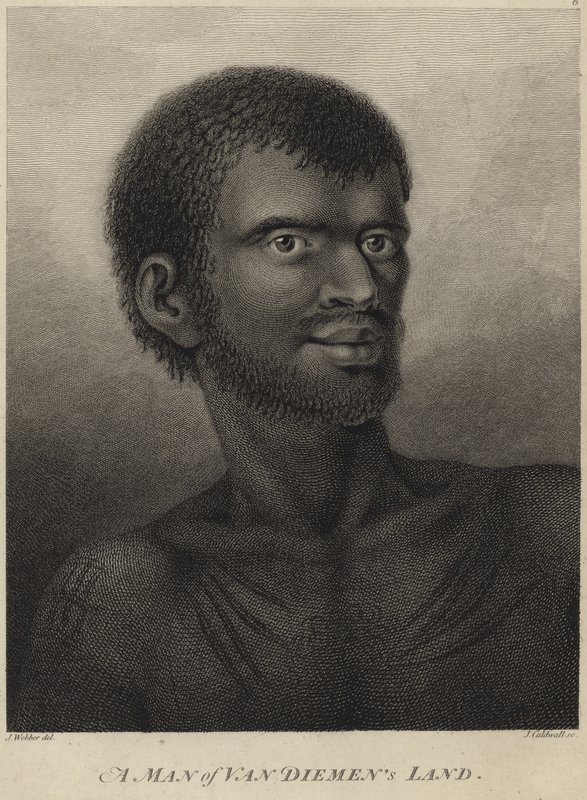 En mann fra Van Diemens Land av John Webber