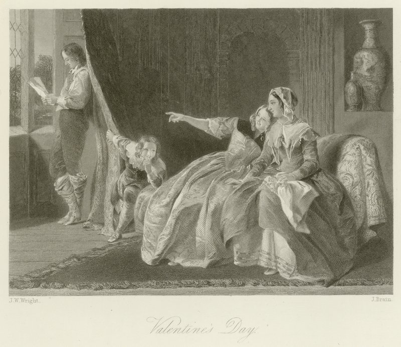 Valentinsdag av John William Wright