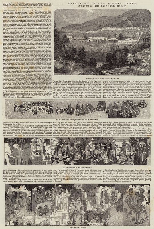 Malerier i Ajanta-hulene, Museum of the East India House av John Wykeham Archer