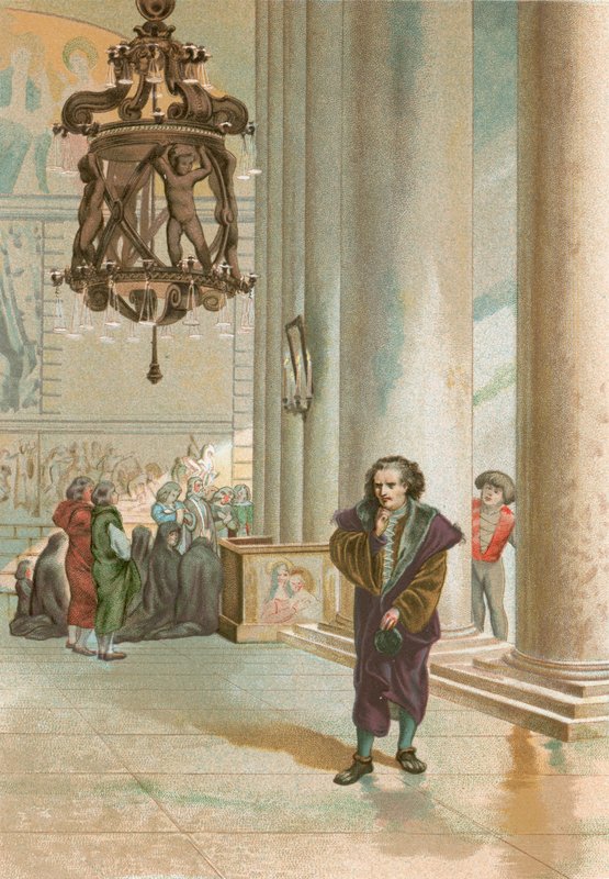 Galileo i katedralen i Pisa av Josep or Jose Planella Coromina