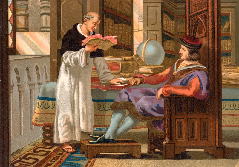 Vincent av Beauvais og Saint Louis av Josep or Jose Planella Coromina