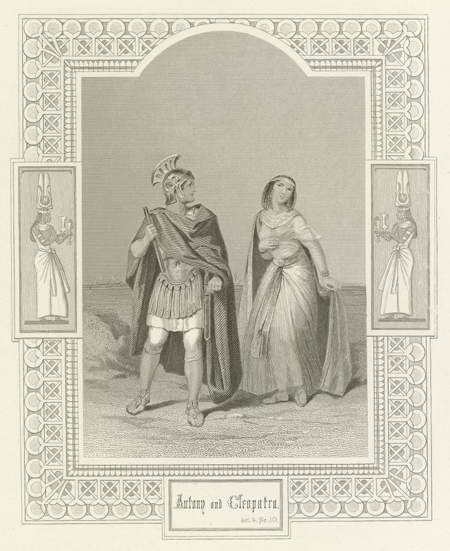 Antony og Cleopatra, akt IV, scene X av Joseph Kenny Meadows