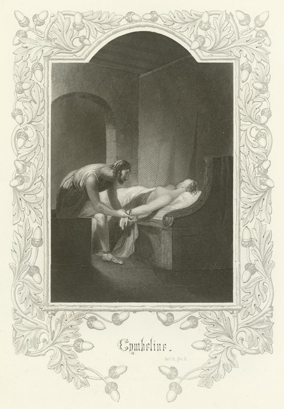 Cymbeline, akt II, scene II av Joseph Kenny Meadows