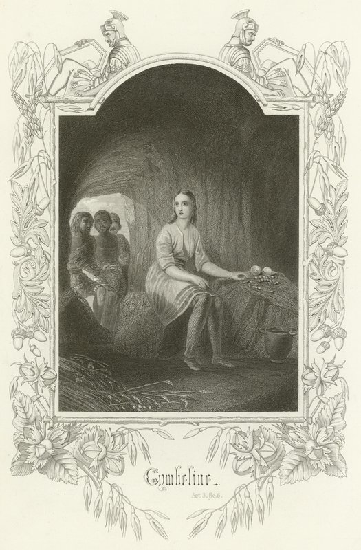 Cymbeline, akt III, scene VI av Joseph Kenny Meadows