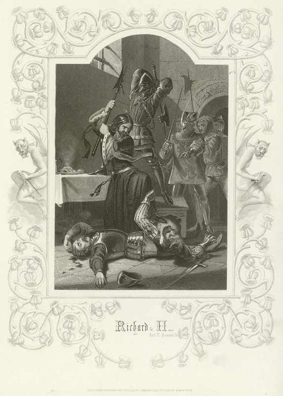 Richard II, Akt V, Scene V av Joseph Kenny Meadows