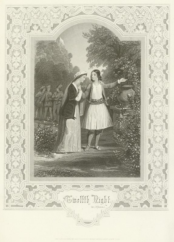 Twelfth Night, Act III, scene i av Joseph Kenny Meadows