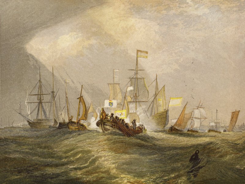 Landing av Prince of Orange av Joseph Mallord William Turner