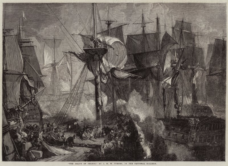 Nelsons død av Joseph Mallord William Turner