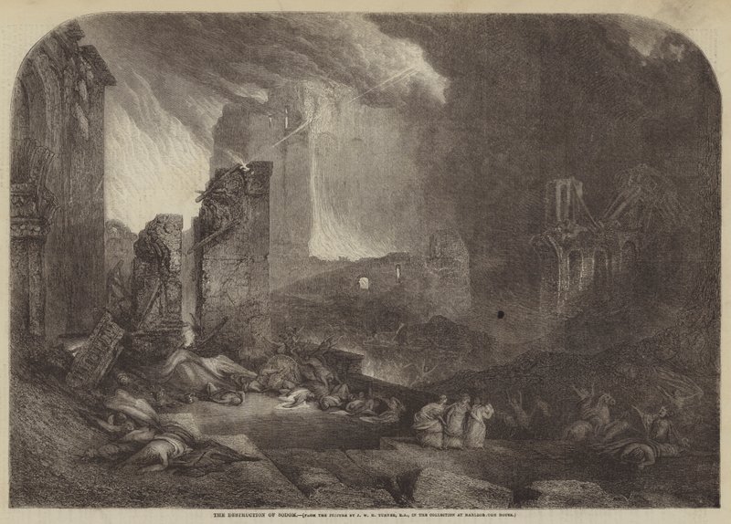 Ødeleggelsen av Sodoma av Joseph Mallord William Turner