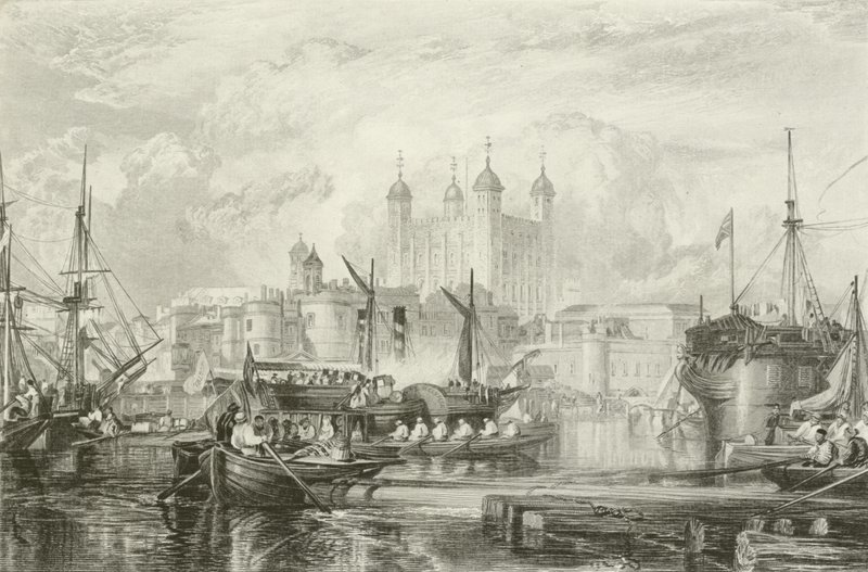 Tower of London av Joseph Mallord William Turner
