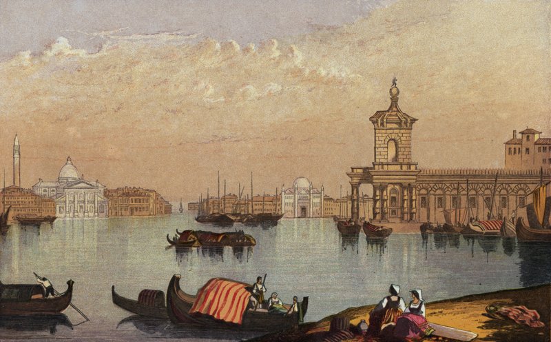 Venezia av after Joseph Mallord William Turner